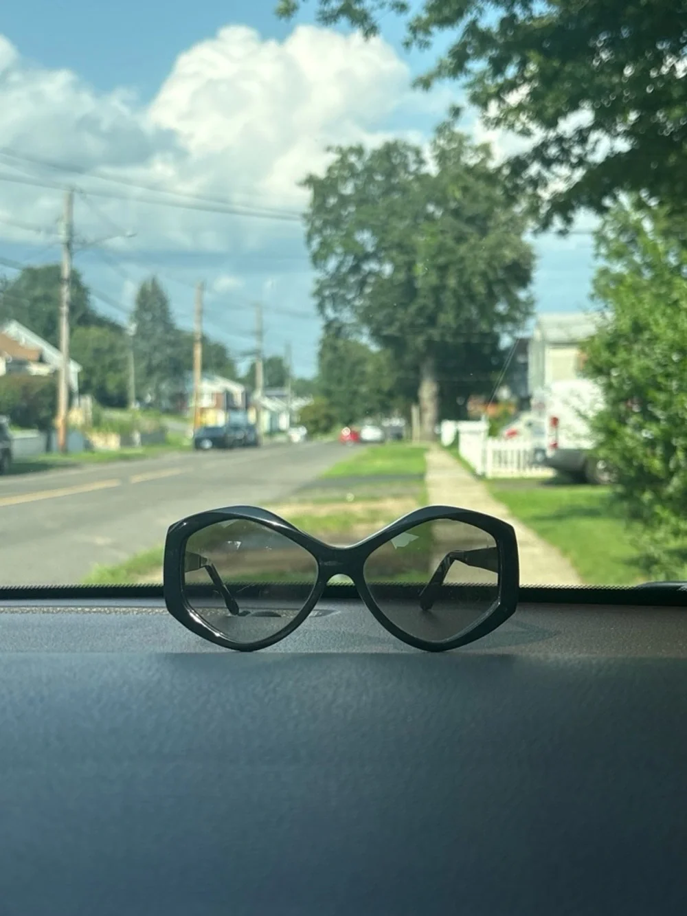 Burberry Black Oversized Women's Sunglasses